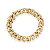 Alternating Curb Link Bracelet