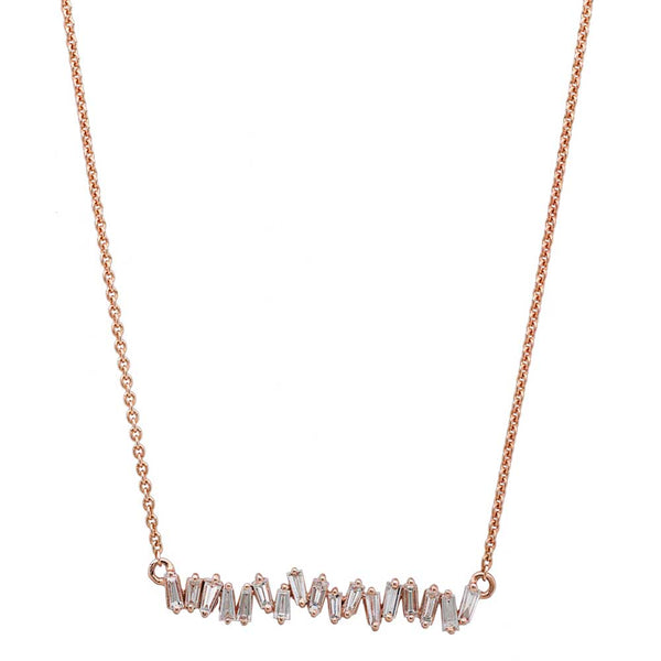 Baguette Bar Necklace