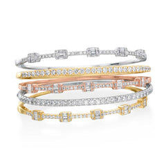 Baguette Stacking Bracelets