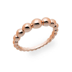 Caviar Beaded Ring Rose Gold