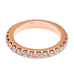 Diamond Band Rose Gold