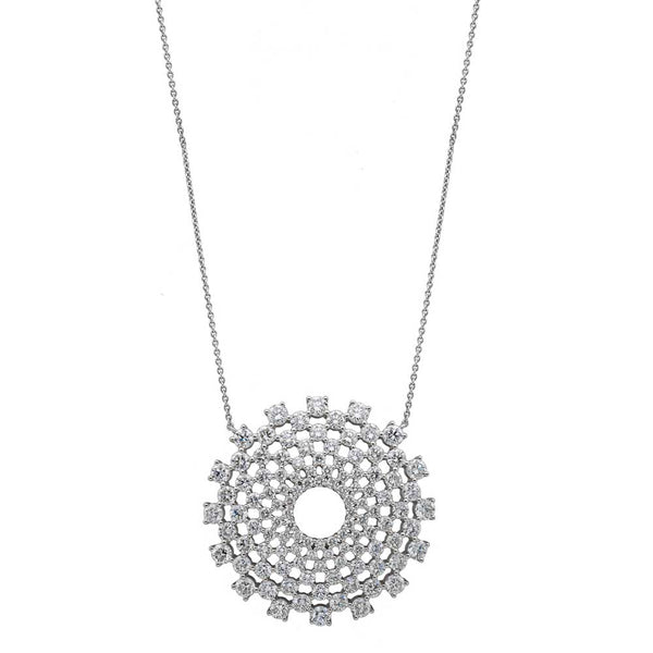 Diamond Circle Necklace