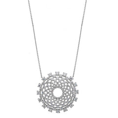 Diamond Circle Necklace 