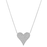 Large Diamond Heart Necklace