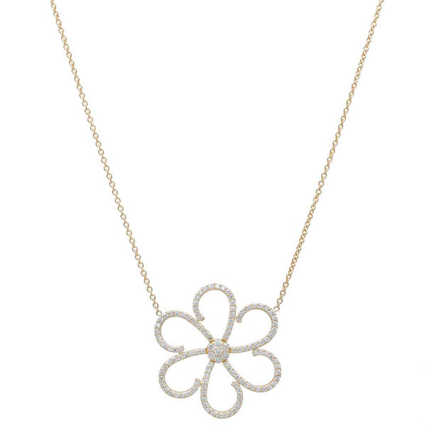 Open Flower Necklace