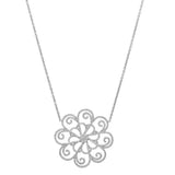 Ornate Open Flower Necklace