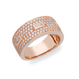 Pave And Baguette Band