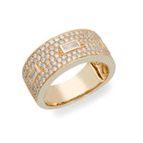 Pave And Baguette Band